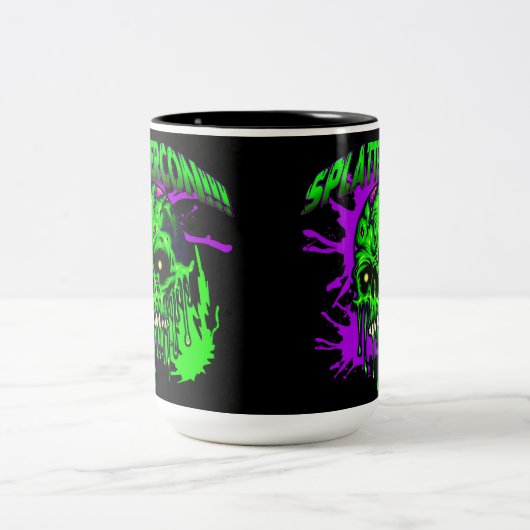 Dresden Fans SplatterCon Tweekleurige Koffiemok (Center)