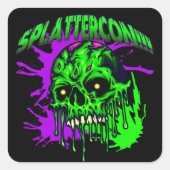 Dresden Fans SplatterCon Vierkante Sticker (Voorkant)