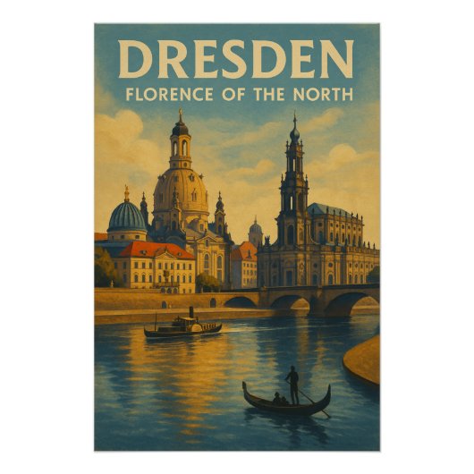 DRESDEN — Florence van het Noorden Perfect Poster (Voorkant)