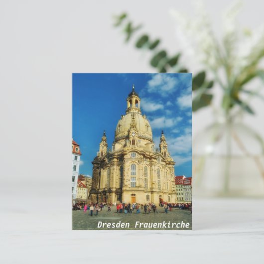 Dresden Frauenkirche Briefkaart (Staand voorkant)