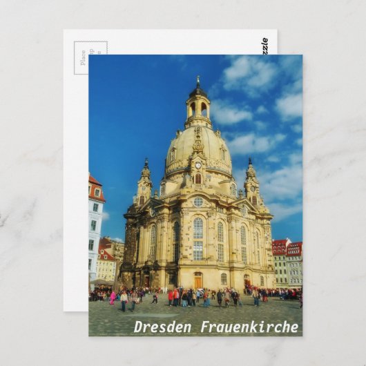 Dresden Frauenkirche Briefkaart (Voorkant / Achterkant)