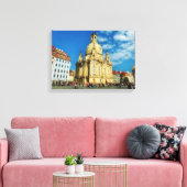 Dresden Frauenkirche Canvas Afdruk (Insitu (Woonkamer))