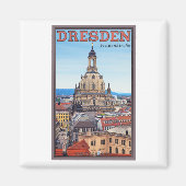 Dresden - Frauenkirche Magneet (Voorkant)