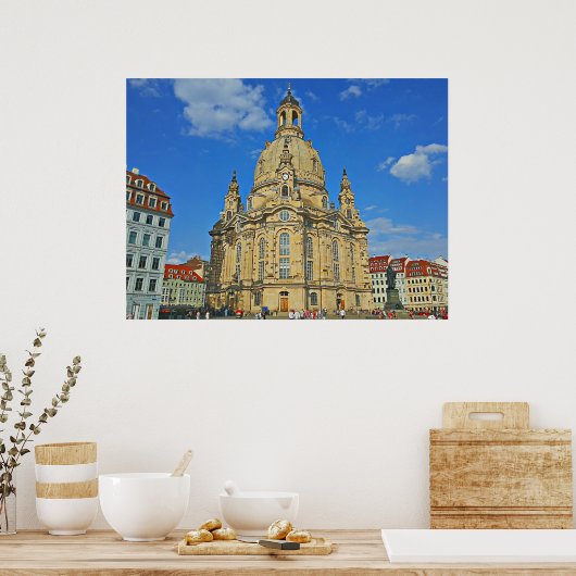 Dresden Frauenkirche Poster (Keuken)