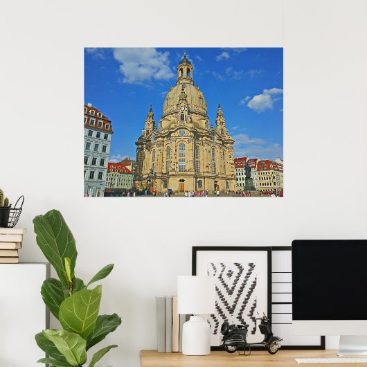 Dresden Frauenkirche Poster (Thuiskantoor)