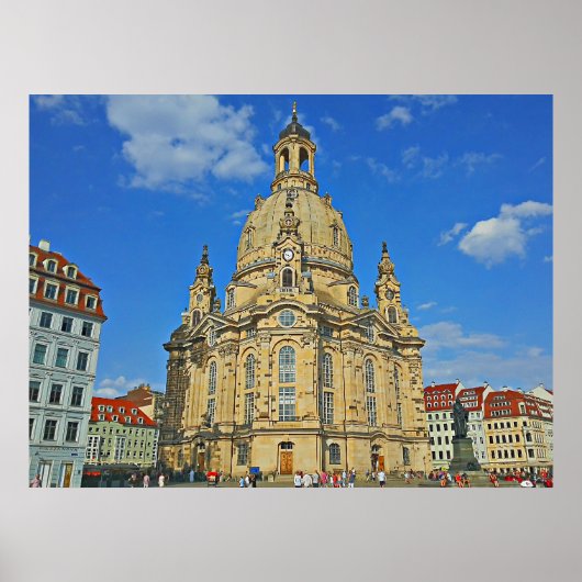 Dresden Frauenkirche Poster (Voorkant)