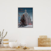 Dresden - Frauenkirche Tannenbaum - HH WB Poster (Keuken)