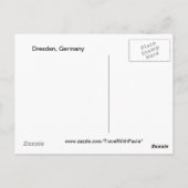 Dresden Germany Briefkaart (Achterkant)
