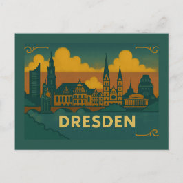 Dresden Germany City Art Briefkaart