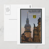 Dresden - Hausmannsturm Briefkaart (Voorkant / Achterkant)