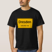 Dresden Herren Männer T-Shirt Tshirt Shirt (Voorkant)