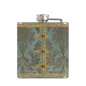 Dresden 'Lordly' 6 oz. Heupflesje Heupfles (Achterkant)