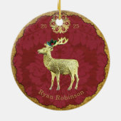 Dresden 'Lordly' Keramisch Monogram Ornament (Achterkant)