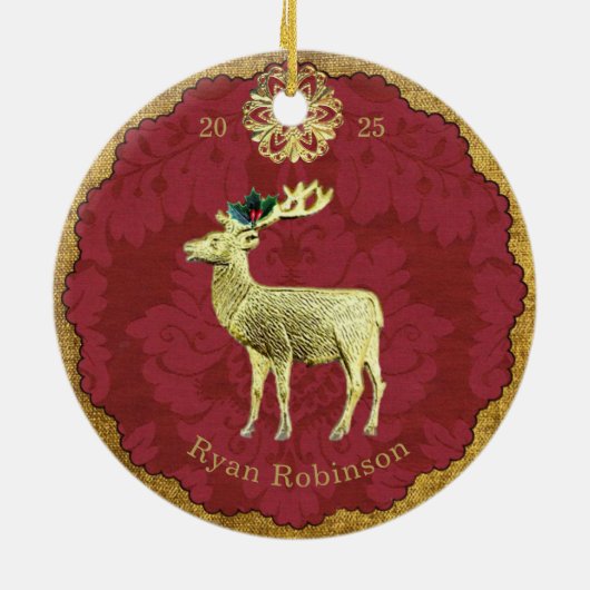 Dresden 'Lordly' Keramisch Monogram Ornament (Achterkant)