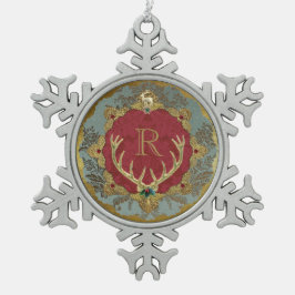 Dresden 'Lordly' Sneeuwvlok Frame Ornament