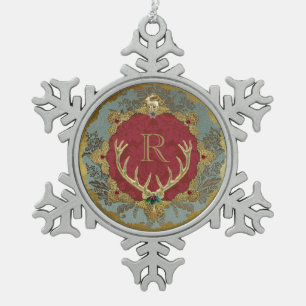 Dresden 'Lordly' Sneeuwvlok Frame Ornament