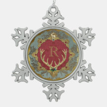 Dresden 'Lordly' Snowflake Lijst Ornament