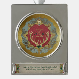 Dresden 'Lordly' vaandelornament Verzilverd Banner Ornament