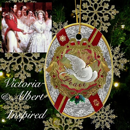 Dresden 'Normandië' Vredesduif Ornament
