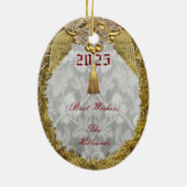 Dresden 'Normandy' Peace Dove Ornament (Achterkant)