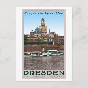 Dresden - Op de Elbe Briefkaart