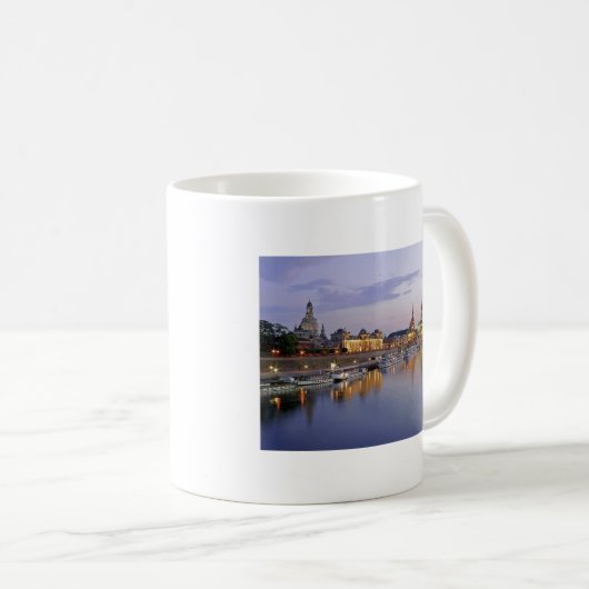 Dresden Panorama Tasse Koffiemok (Voorkant rechts)