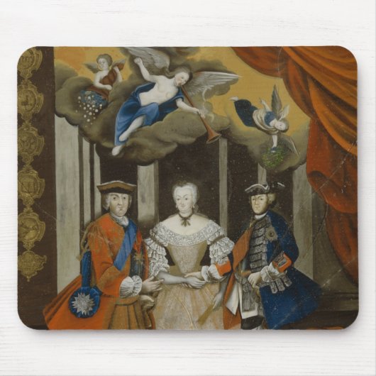 Dresden Peace Allegory, 1745 Muismat (Voorkant)