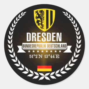 Dresden Ronde Sticker