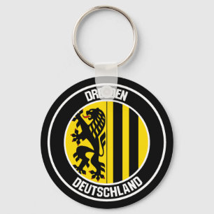 Dresden Round Emblem Sleutelhanger