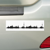 Dresden Skyline Aufkleber Bumpersticker (Op auto)
