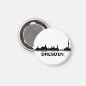Dresden Skyline Kühlschrank Magnet (Voorkant / Achterkant)