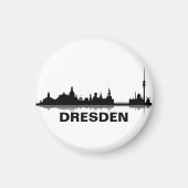 Dresden Skyline Kühlschrank Magnet (Voorkant)