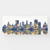 Dresden Skyline Spandoek (Horizontaal)