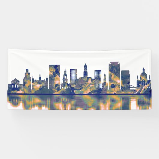 Dresden Skyline Spandoek (Horizontaal)