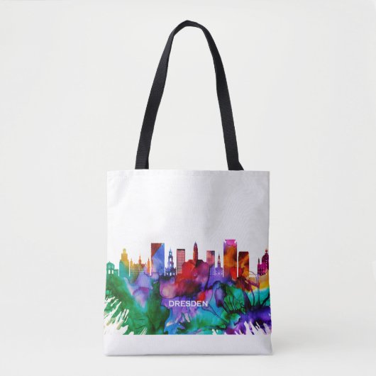 Dresden Skyline Tote Bag (Voorkant)