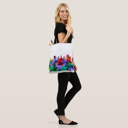 Dresden Skyline Tote Bag (Op model)