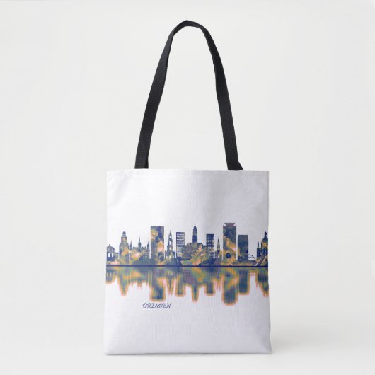 Dresden Skyline Tote Bag (Voorkant)