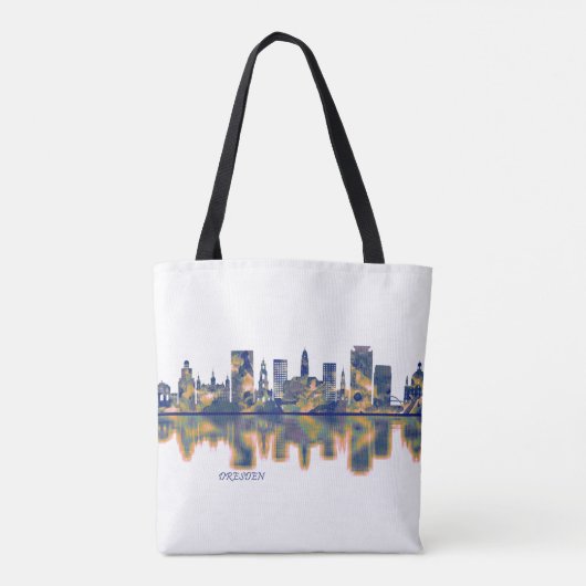 Dresden Skyline Tote Bag (Achterkant)