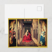 Dresden Triptych (door Jan van Eyck, 1437) Briefkaart (Voorkant / Achterkant)