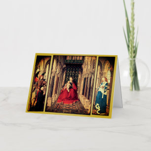 Dresden Triptych (door Jan van Eyck, 1437) Folie Wenskaart