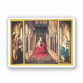 Dresden Triptych (door Jan van Eyck, 1437) Sticker (Voorkant)