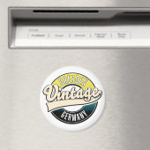 Dresden vintage stijl logo magneet (Insitu (Vaatwasser))