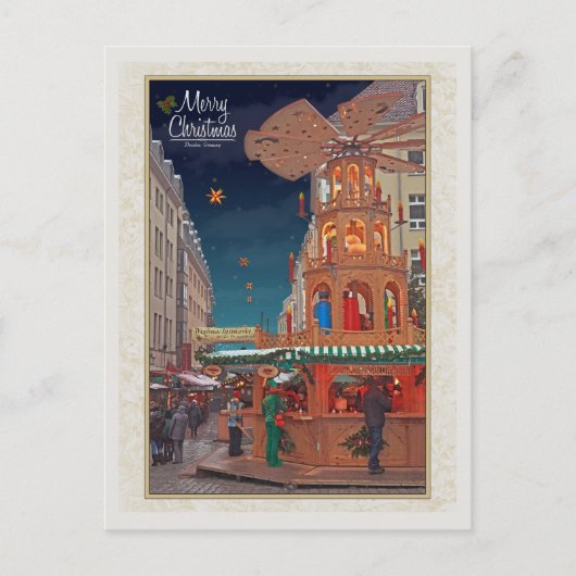 Dresden - Weihnachtspyramide - MC W Briefkaart (Voorkant)