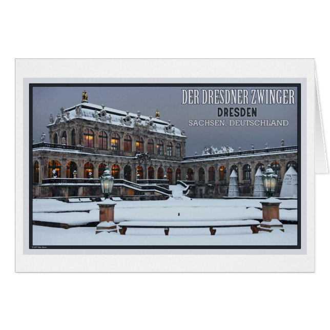 Dresden - Zwinger Palace Winter LS (Voorkant Horizontaal)