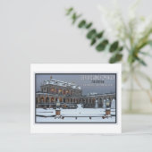 Dresden - Zwinger Palace Winter LS Briefkaart (Staand voorkant)