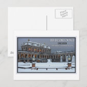 Dresden - Zwinger Palace Winter LS Briefkaart (Voorkant / Achterkant)