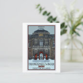 Dresden - Zwinger Palace Winter P Briefkaart (Staand voorkant)