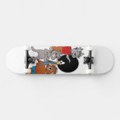 Dreshawne en vrienden persoonlijk skateboard (Horizontaal)