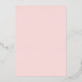  dress 60th Birthday Fabulous Roos Gold Folie Uitnodiging (Achterkant)