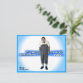 Dress als een homeschooler briefkaart (Staand voorkant)